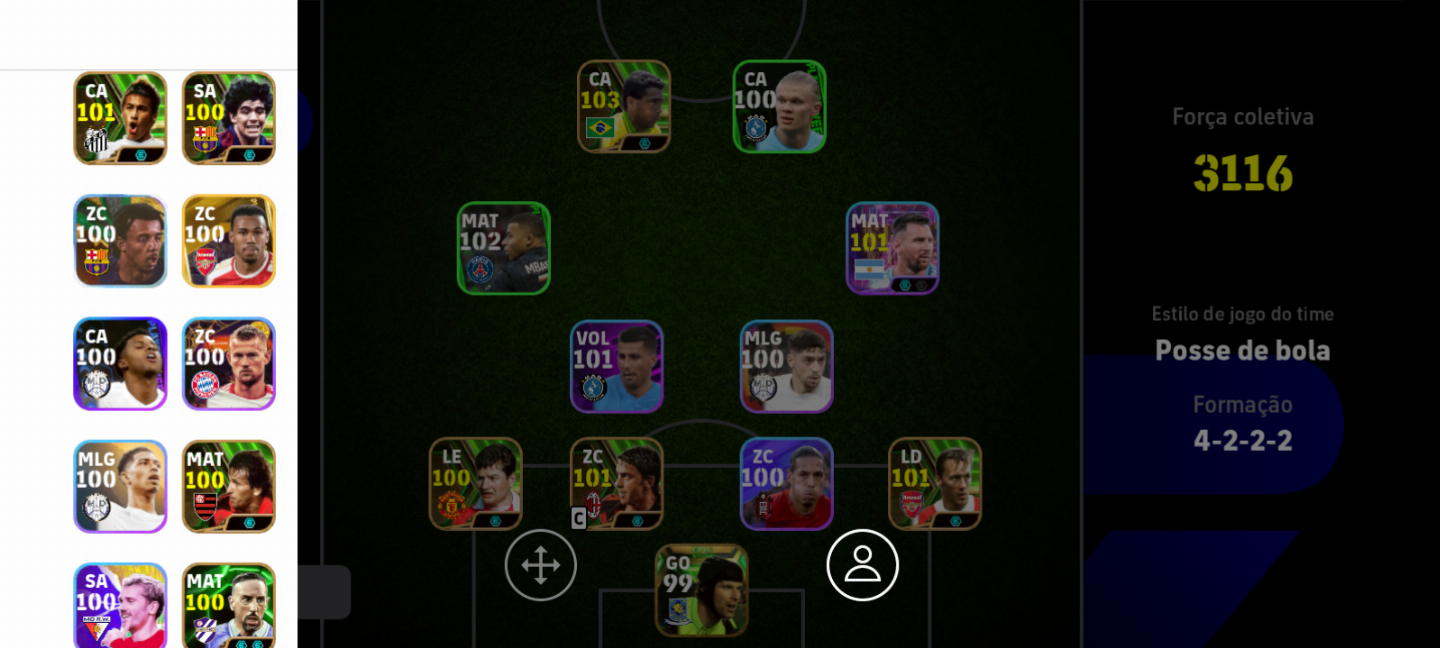 CONTA EFOOTBALL - BRABA DO ROMÁRIO, CECH, HAALAND E MBAPPE MAIS RÁPIDO DO JOGO