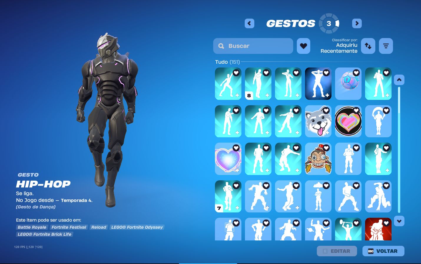 Conta fortnite minty axe,stw fundador,omega full e itens muito raros +3000vbucks