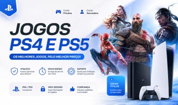 Catálogo de Jogos PS4 e PS5 | Melhores Preços