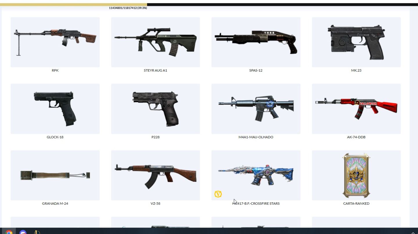 CONTA CROSSFIRE MITO RANKED À VENDA 2 STAR 4 VIPS 4 PERSONAGEM PERMA