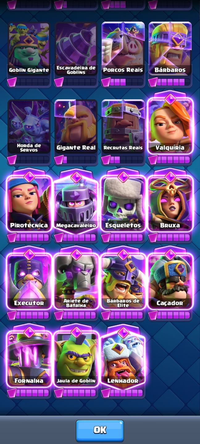 Conta braba de Clash royale