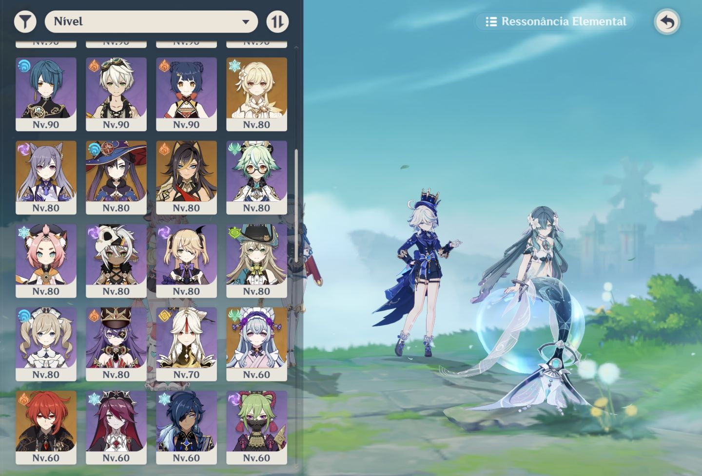 Conta Genshin ar60 || server América