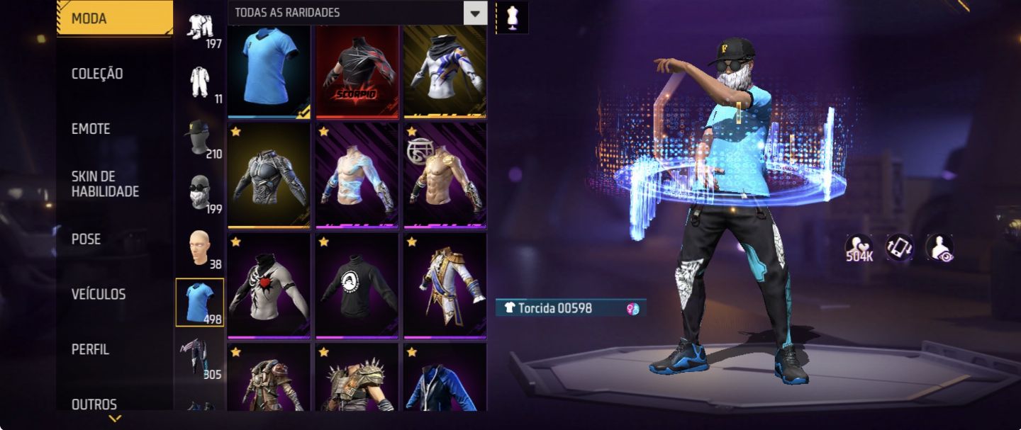 Conta free fire muita rara e exclusiva