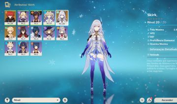 Skirk + Diluc + Seletor | AR 13 | Entrega Automática