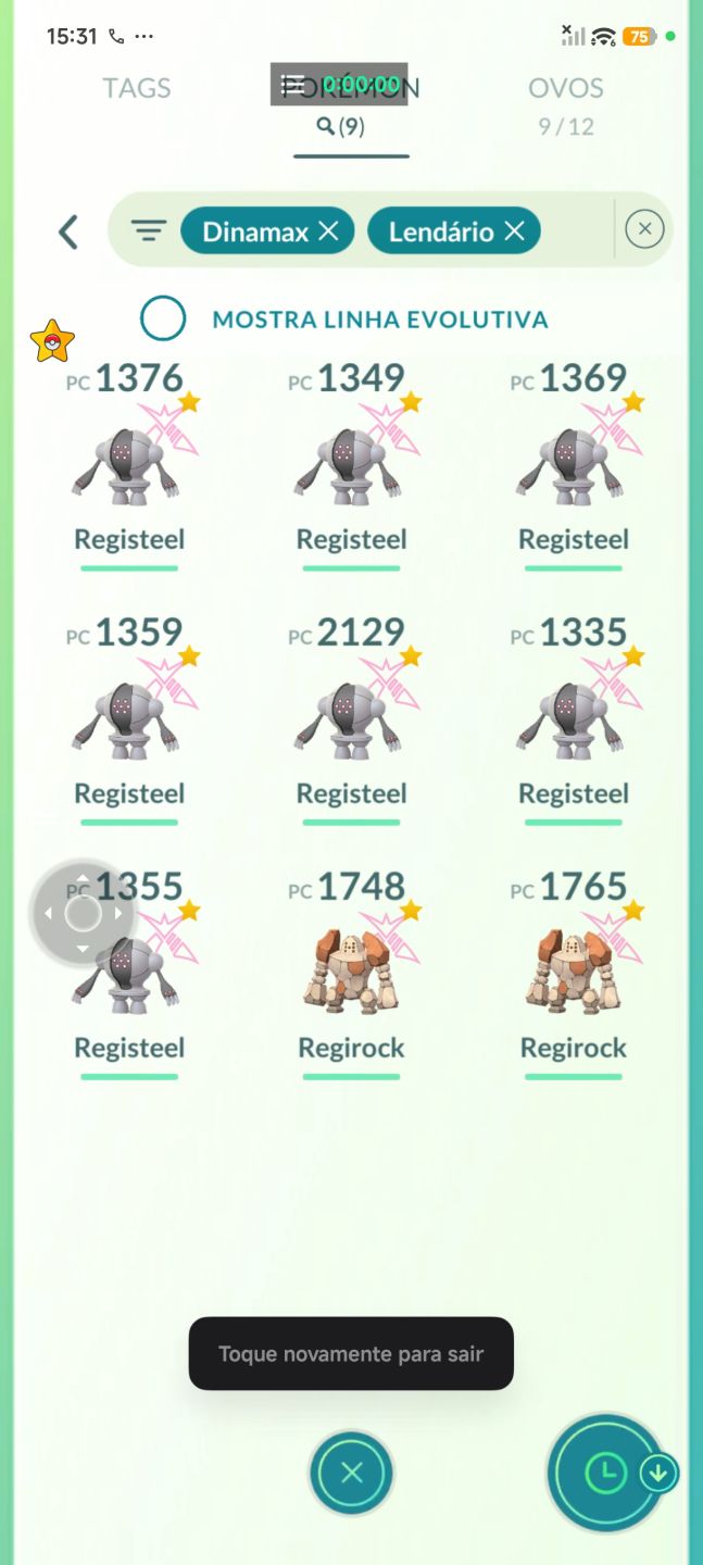 Venda de gigamax e dinamax, gigamax shiny e dinamax lendário e muito mais