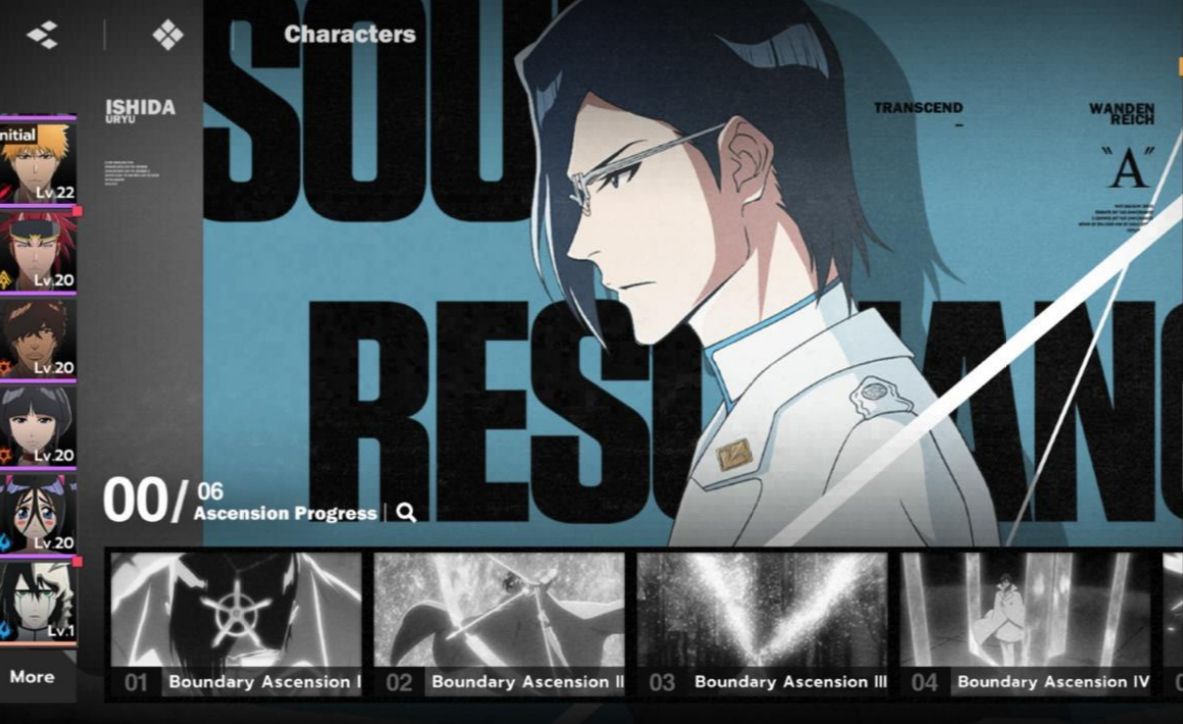 Conta Bleach Soul Resonance Lv79 EndGame AizenB6 + ArmaS5 todos com armas e mais