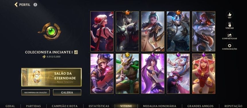 Wild rift iniciante main evelynn/syndra faltando apenas 2 skins da evelynn