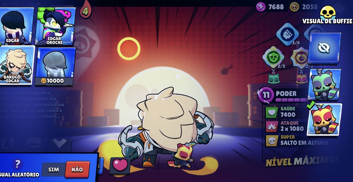 Acc Brawl stars 50+ skins raras e de collab, 18800 trophys, com skin rara Dustin