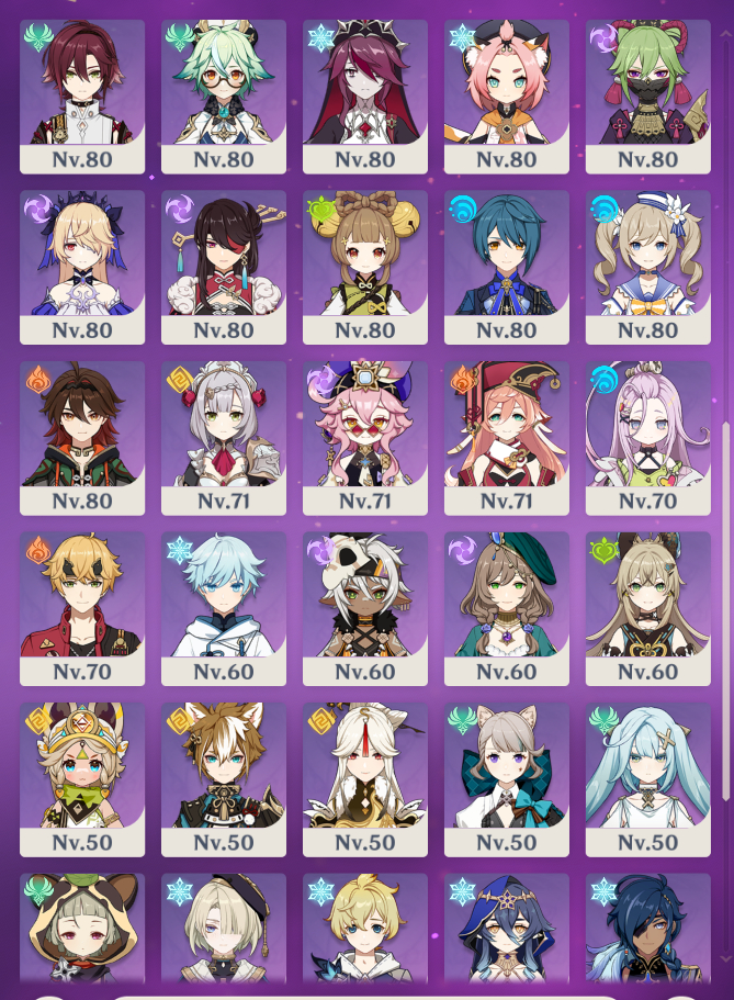Conta Genshin Impact ENDGAME | +20 personagens 5 | Muitas armas 5 | Full Upada