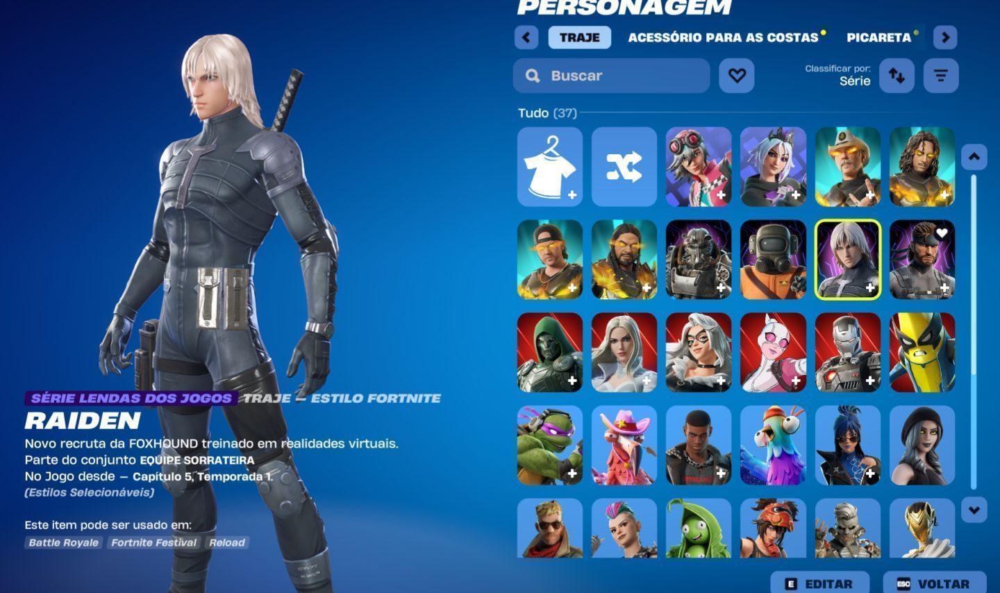 35 SKINS 15 COMPRADAS RAPTOR | XENOMORFO | RAIDEN | IONE | GATA NEGRA |FULL ACES