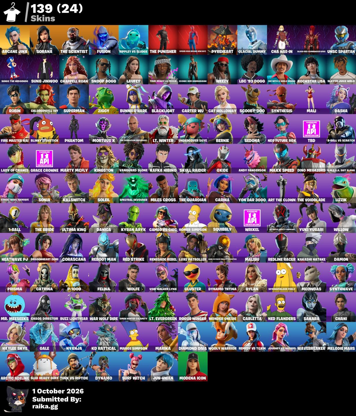 CONTA FORTNITE: FULL ACESSO COM MUITAS SKINS RARAS