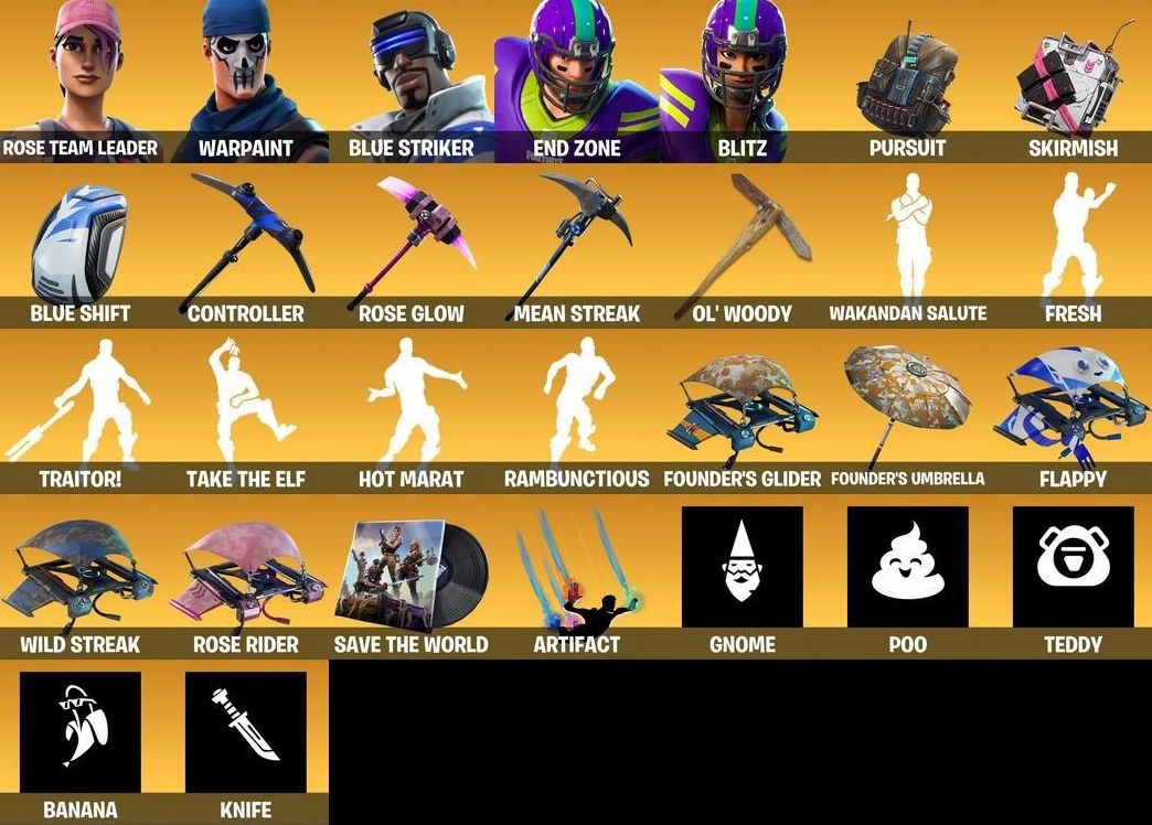 STW OG Versão Ultimate. (Plano nocturne) 69 Skins +Fresh!