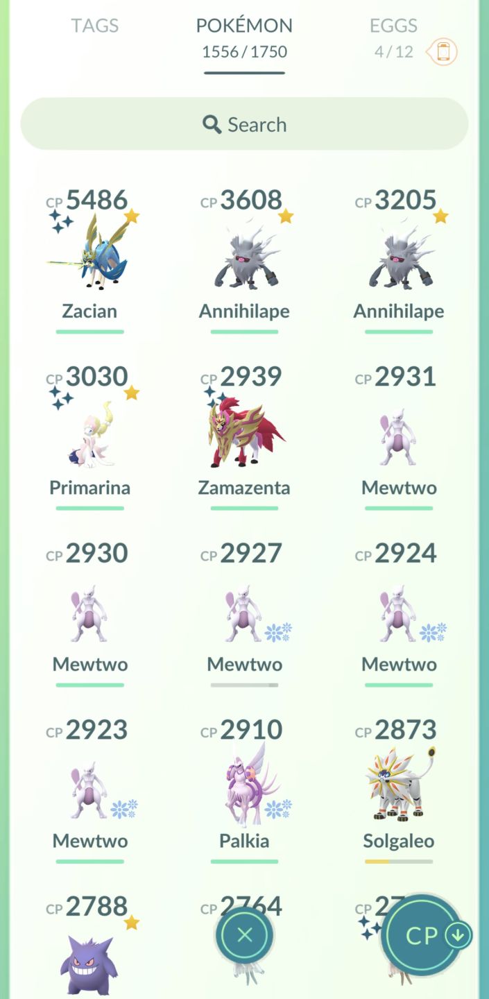 CONTA POKÉMON GO LVL 60 | 249 LENDÁRIOS | ZACIAN COROADO SH 5486 CP | 4706 COINS