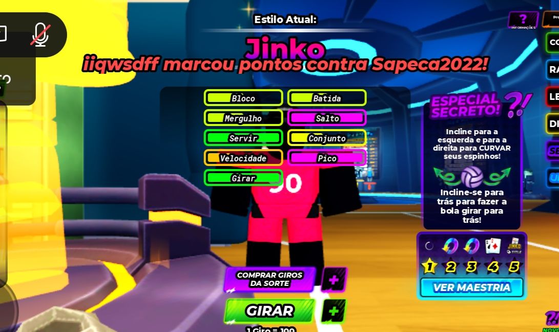Conta de vbl com jinko e efeitos fx muito tops e raros/continha mais barata