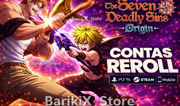 The Seven Deadly Sins Origin | CONTAS REROLL | Meliodas |