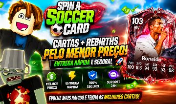 SPIN A SOCCER CARD | ABRA UMA CARTA DE FUTEBOL > CARTAS + ENTREGA RÁPIDA