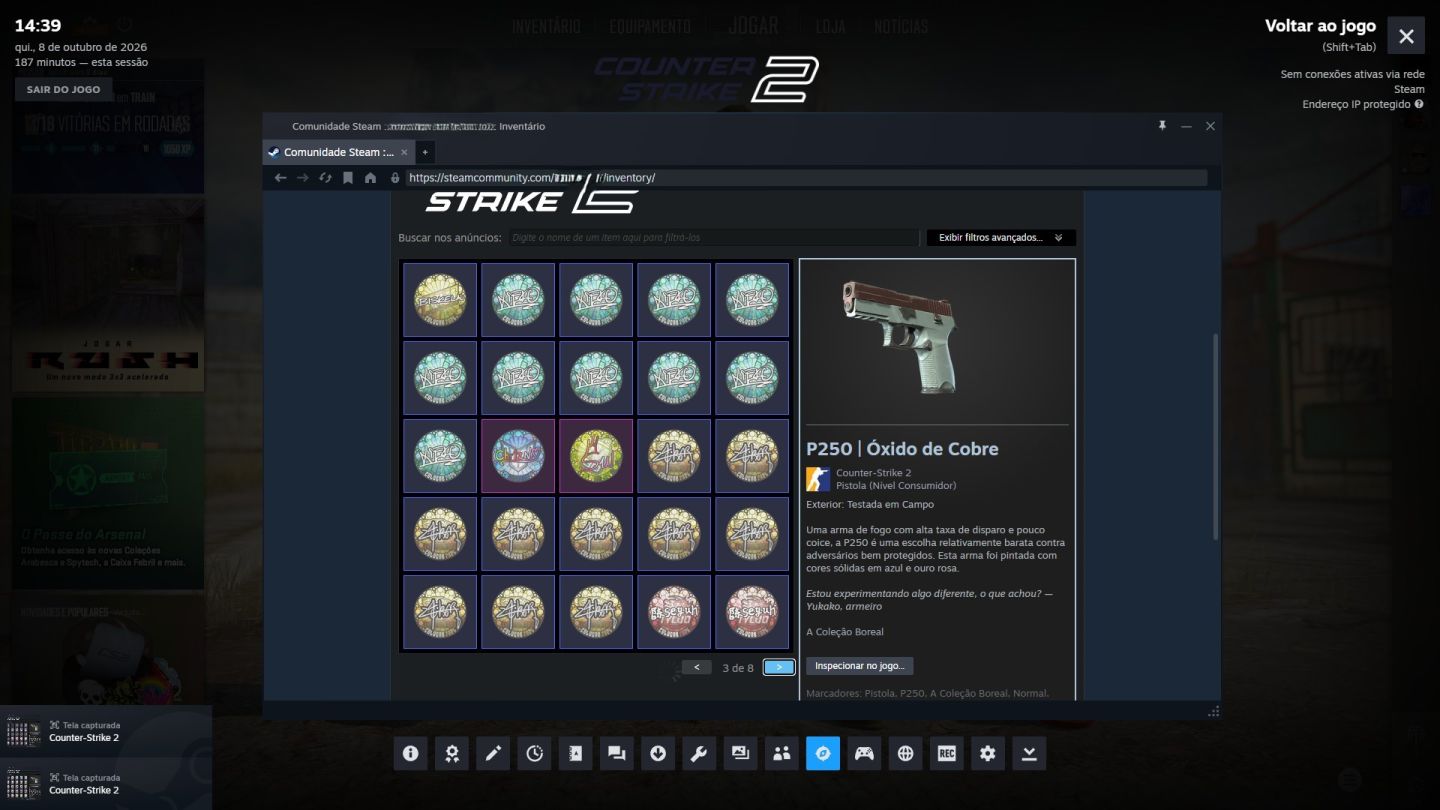 CONTA CS2 PRONTA PARA MAIN | 4 MEDALHAS | +125 VITÓRIAS NA TEMPORADA