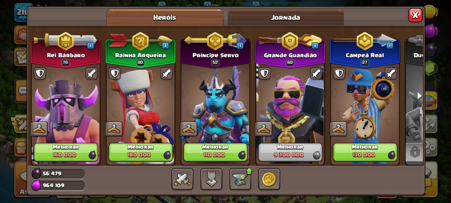 CONTA CLASH OF CLANS / CV 14 90% FULL / CC FULL / 6 CONSTRUTORES / CONTA DE 2018