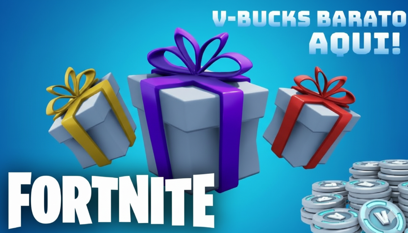 PROMOÇÃO V-BUCKS (ITENS DA LOJA) VIA PRESENTE NO FORTNITE