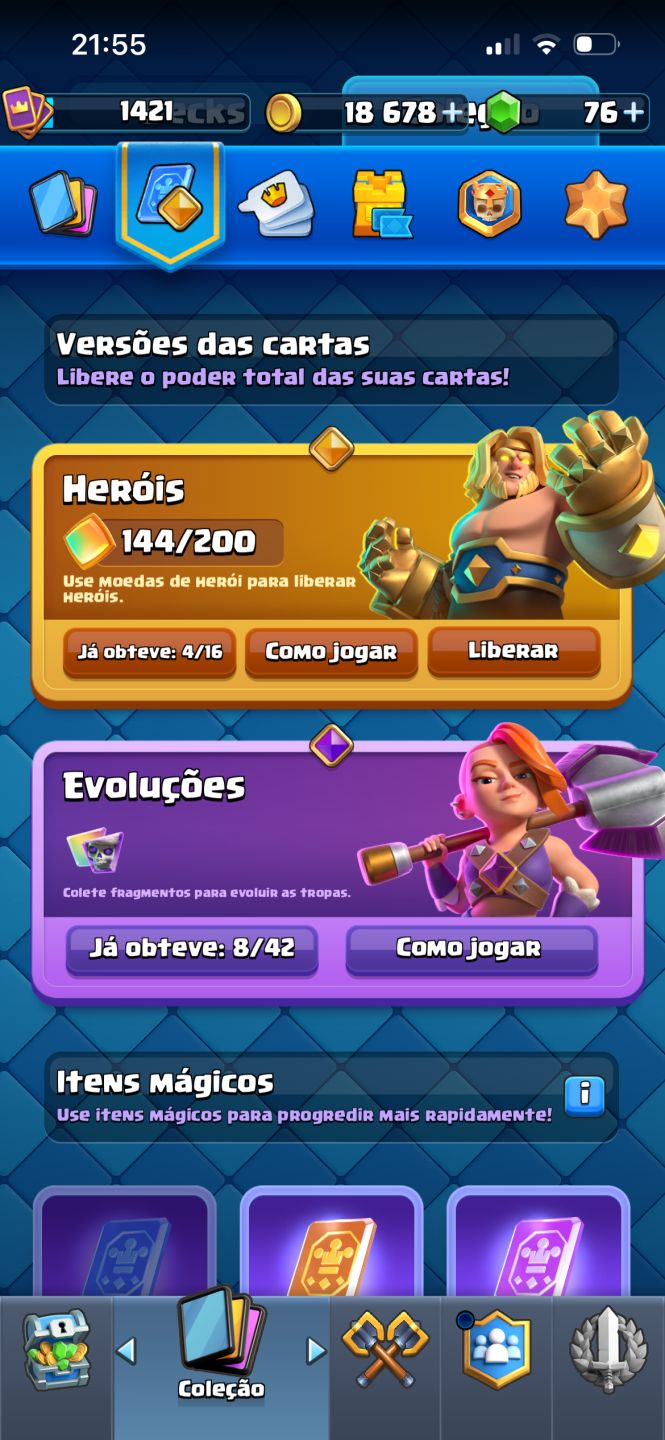 CONTA CLASH ROYALE ARENA 26 (ACEITO OFERTAS)