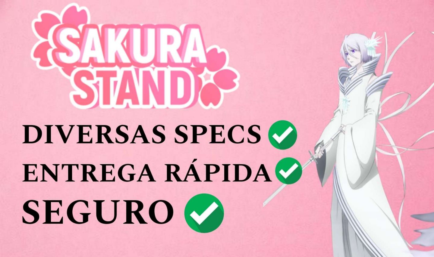 SAKURA STAND - SPECS E STANDS RAROS