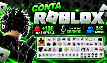 CONTA ROBLOX +100 ITENS OFFSALE | CHAT DE VOZ | INVENTÁRIO VARIADO