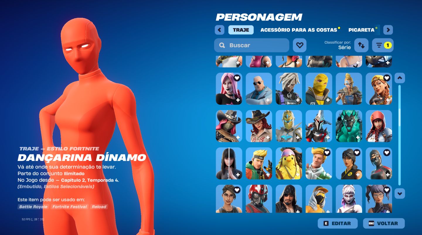 Conta de fortnite OG (+30 Skins compradas, e pacotes exclusivos)