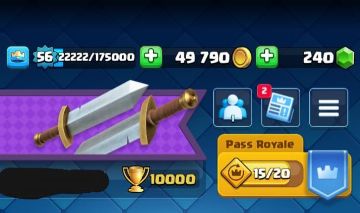 Conta Clash Royale completa