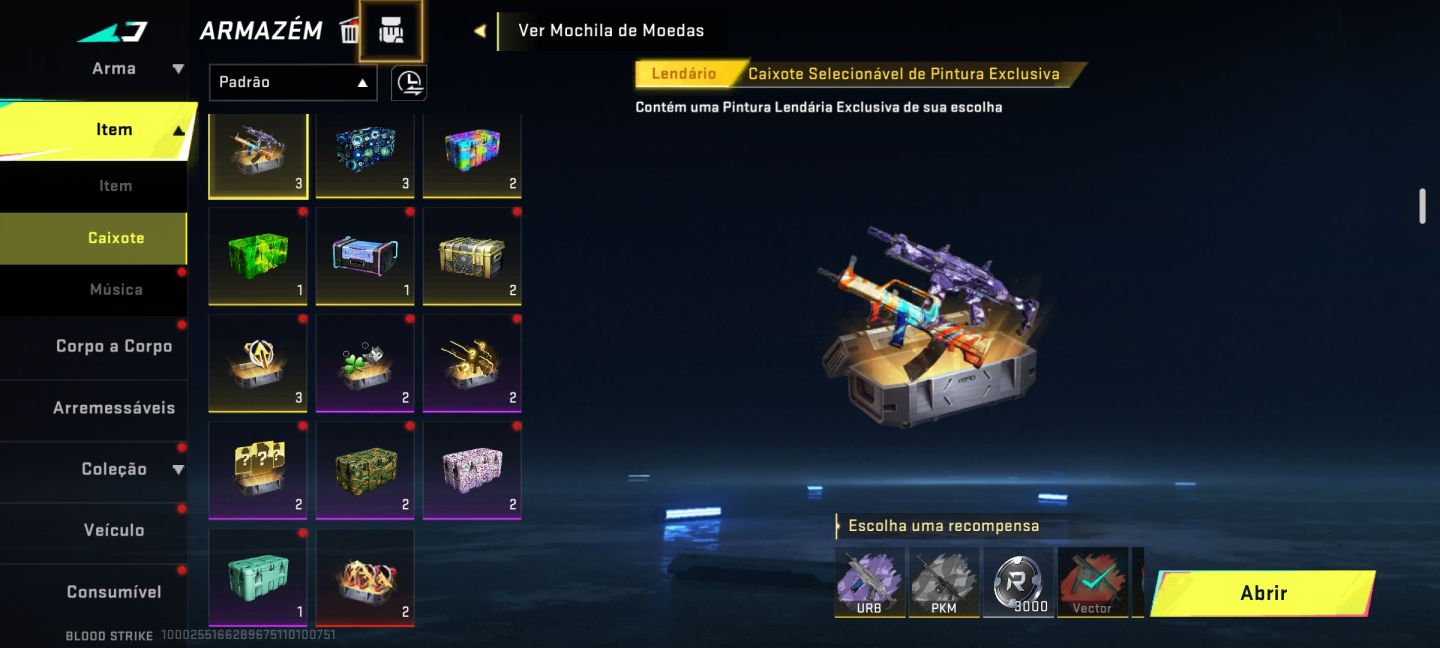 Blood Strike Conta Lv.41 Mestre III, Skins Ultra e Lendárias + Armas Raras