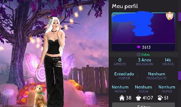 Conta feminina avakin level 58