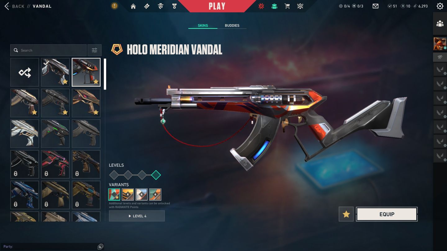 Promoção! 2K Gastos Conta Valorant: 4 Facas + 7 Vandals + 4 Phanthons