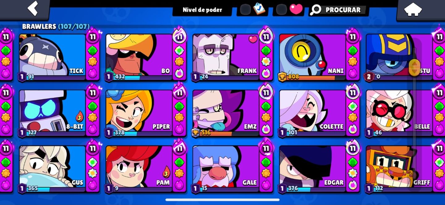 CONTA BRAWL STARS À VENDA 93K TROFÉUS!