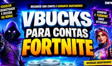 VBucks para contas Fortnite - Diversas quantidades
