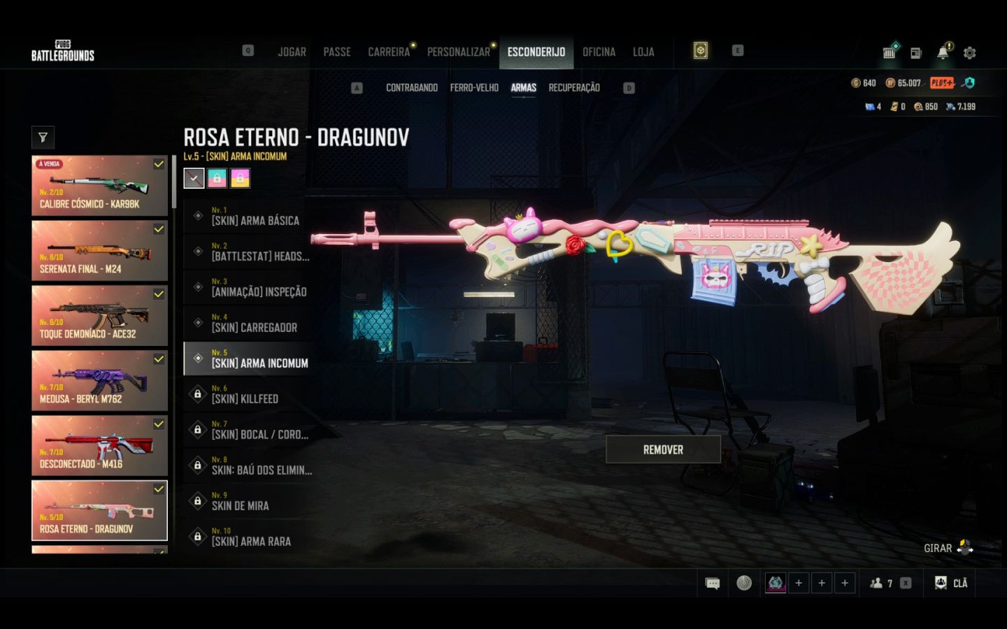 CONTA PUBG ARMAS PREGRESSIVA RARAS PERSONAGEM RAROS CONTA INSANA