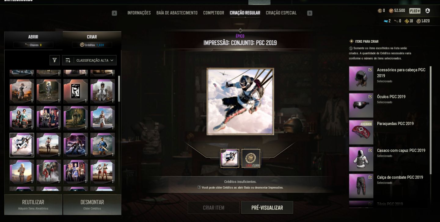 CONTA COM 3 ARMAS EVOLUTIVAS !