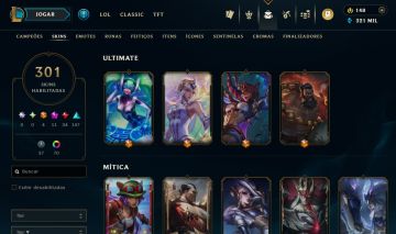 Conta Riot (LoL + VALORANT) Cheia de Skins limitadas, Níveis, Ranks e Recursos!!