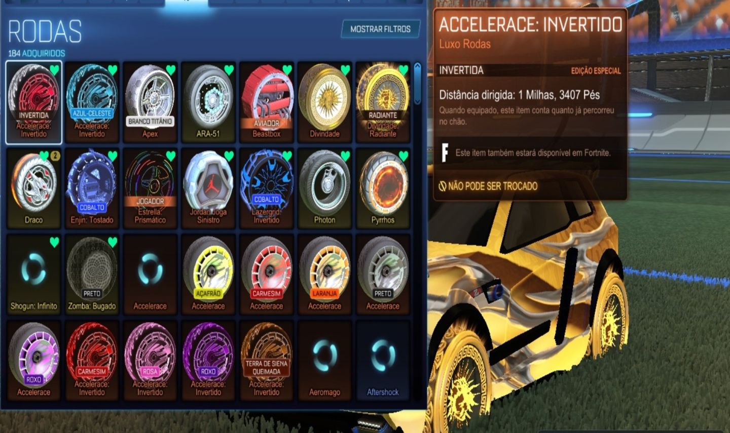 Conta Rocket League | Octane TW, Fennec TW/Preto, Apex TW + 1000 Créditos