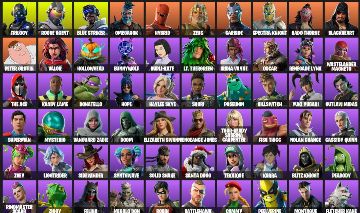CONTA FORTNITE - 115 SKINS FULL | PODE ALTERAR E-MAIL | Omegarok, Hybrid, Zeus