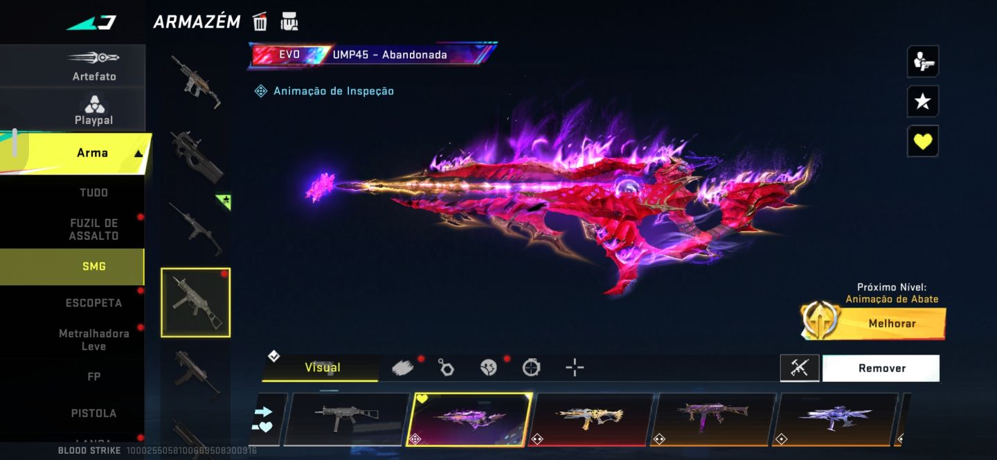 Conta Rara de blood strike