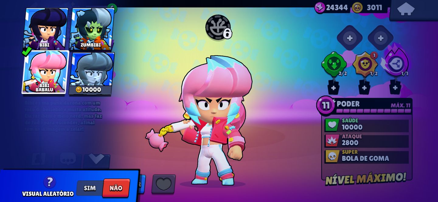 CONTA BRAWL STARS/ SKIN CORVO/ SKIN LEON/ENTRE OUTRAS. MUDANÇA DE TODOS OS DADOS