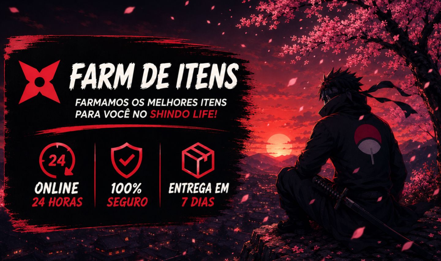 !PROMO! DROPS DE ITENS SHINDO