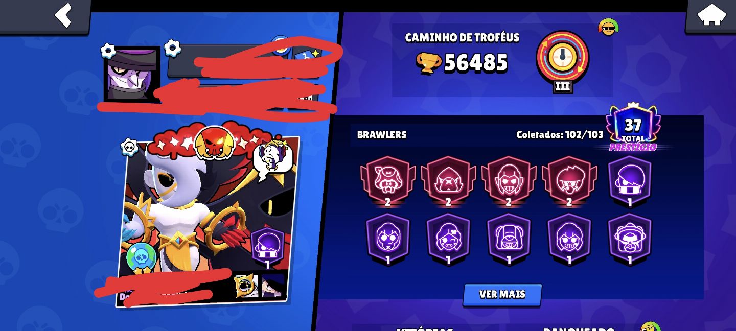 Conta Super completa para ranked, todos os brawler, e muito mais