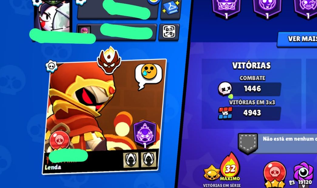 CONTA BRAWL STARS À VENDA CONTA MUITO AVANÇADA