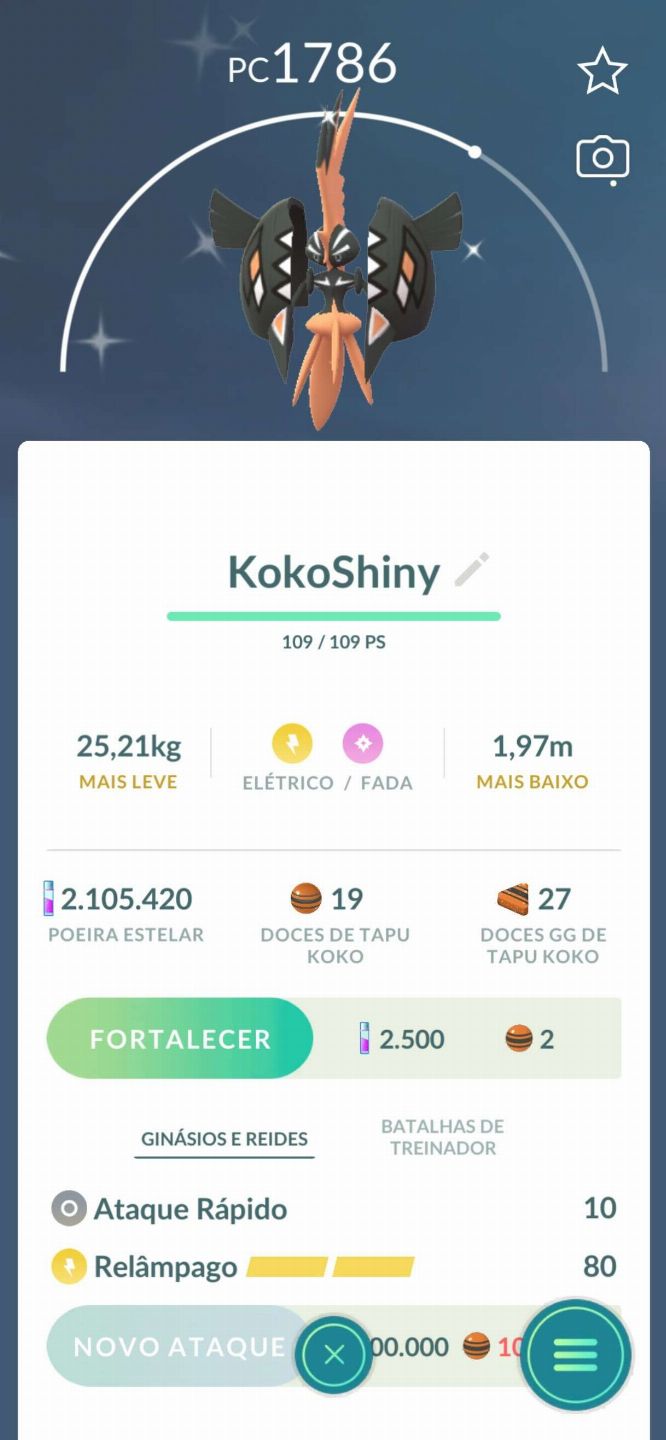 Pokémons - POKÉMON GO (NÃO É CONTA)