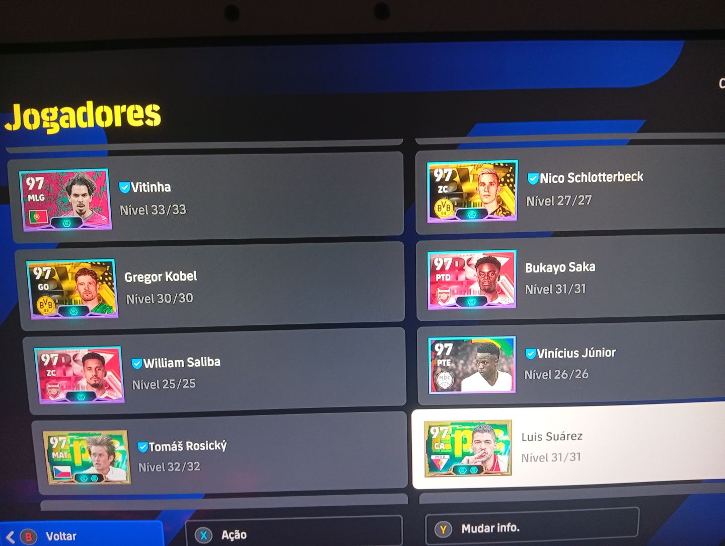 Conta Efootball Xbox ( PRIMEIRO DONO + 3313 FORÇA COLETIVA )