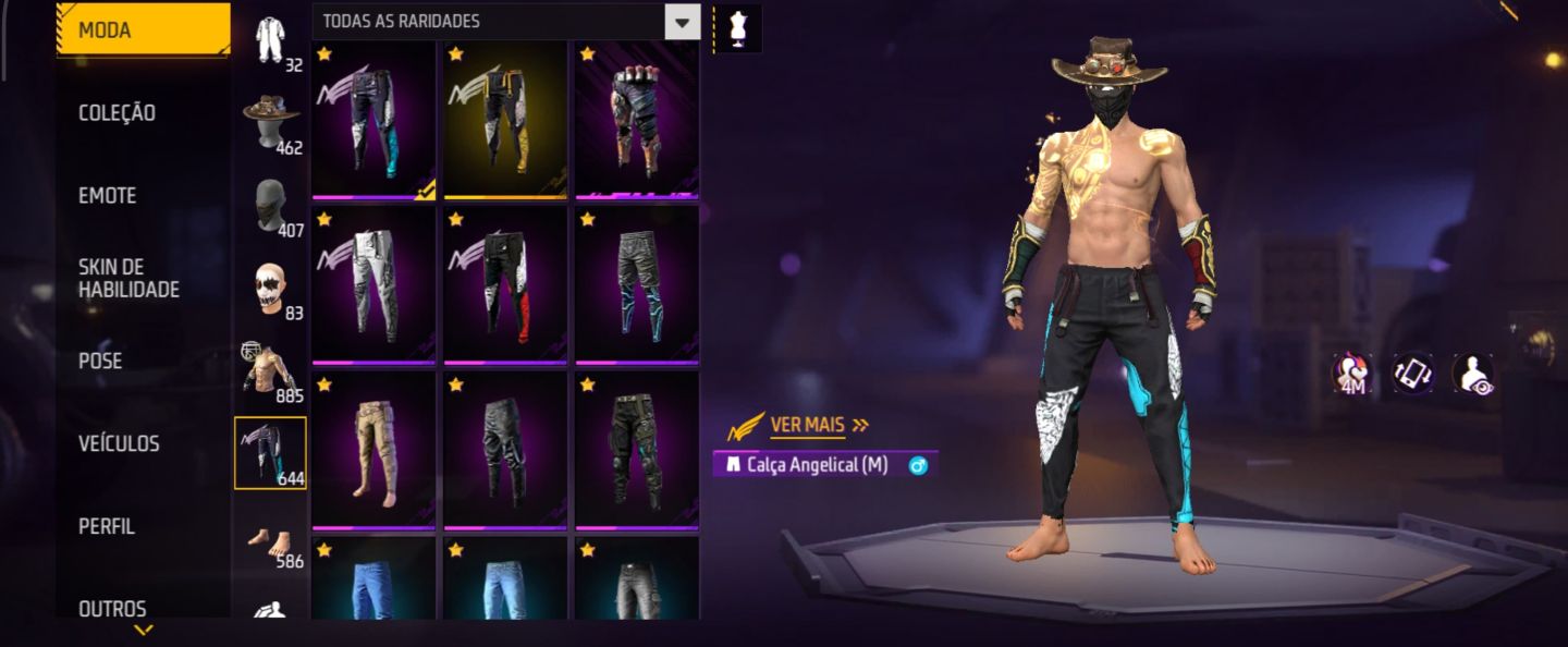 Conta de Free fire prime 8