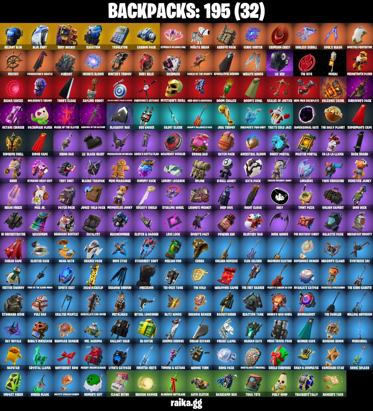 126 skins | OG STW omega danças raras lara croft tony stark