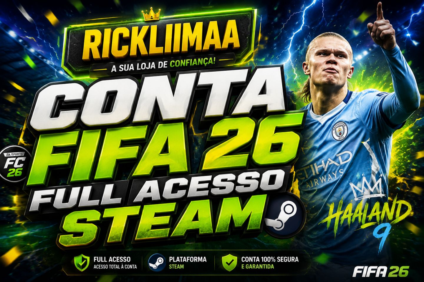 SUMMER SALE - CONTAS FIFA 26 - FULL ACESSO - STEAM