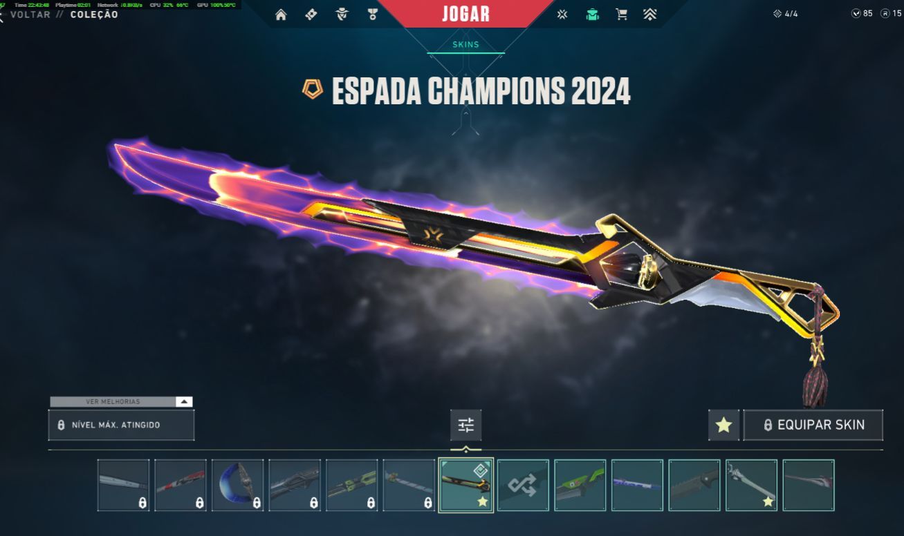 CONTA VALORANT NIVEL 441 - ELO: PLAT 3