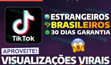 (MAIS VENDIDOS DA GGMAX) - Visualizações TikTok BR e ESTR -Estamos Online